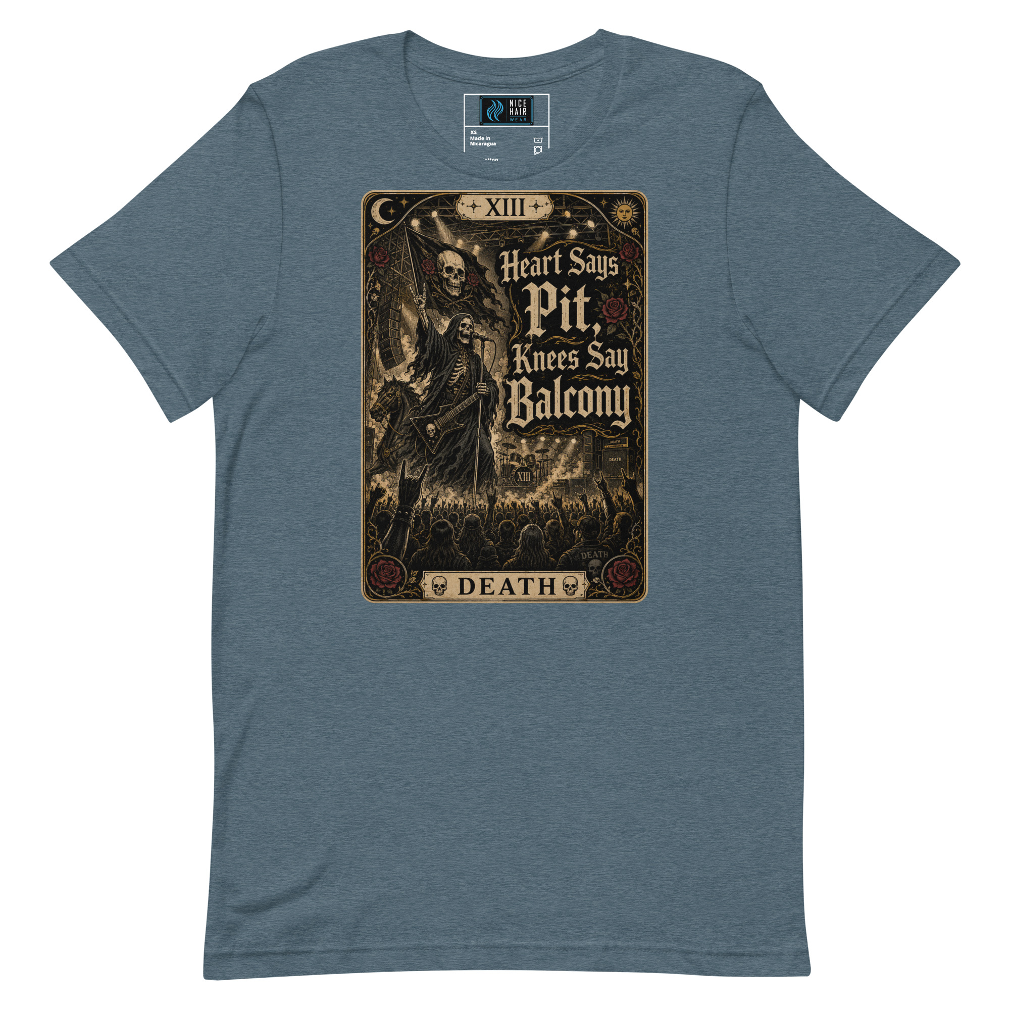 Heart Says Pit, Knees Say Balcony – Unisex - Image 4
